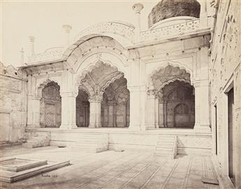 SAMUEL BOURNE (1834-1912) A group of 17 photographs depicting historical landmarks in Delhi. 1860s.